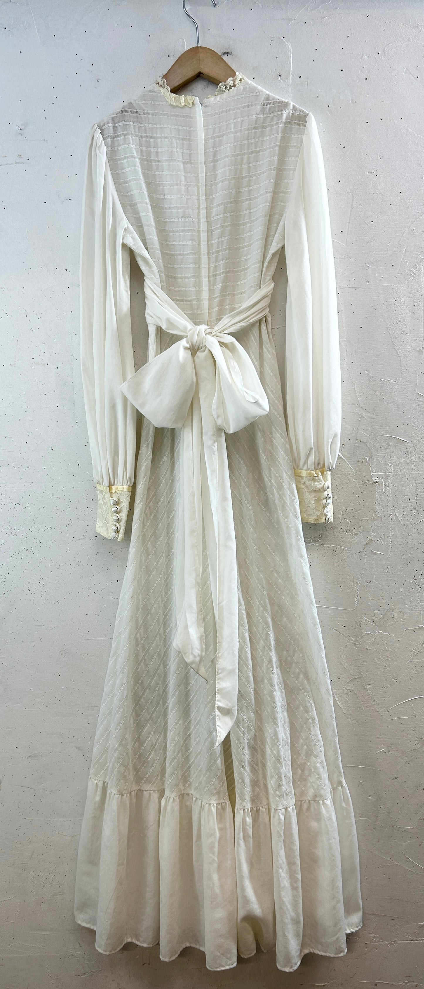 Vintage White Lace Dress [K30818]