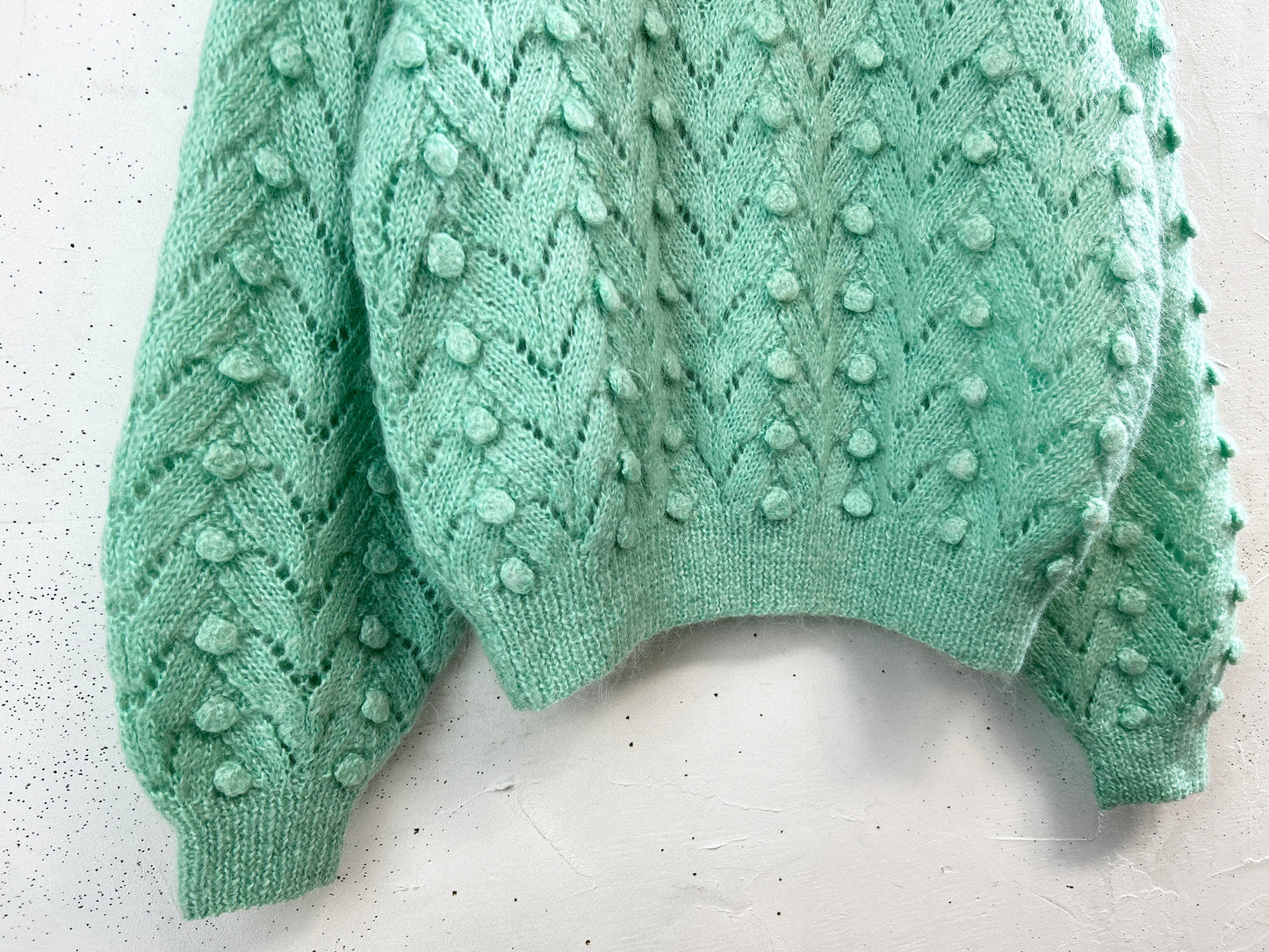Vintage Knit Sweater Pokopoko [A31363]