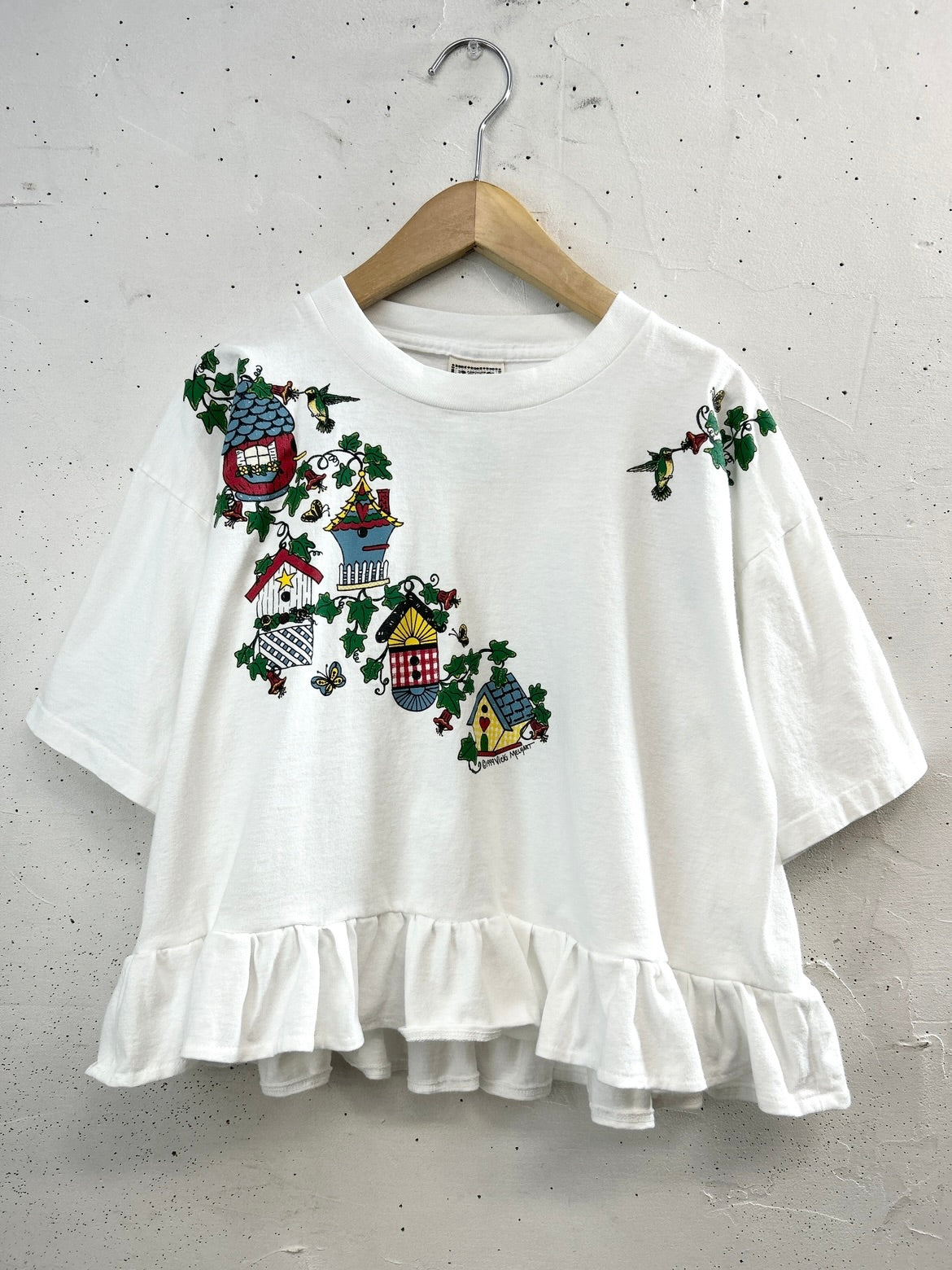 Vintage T Shirt 〜Funny dot CRAZY〜 [E32304]