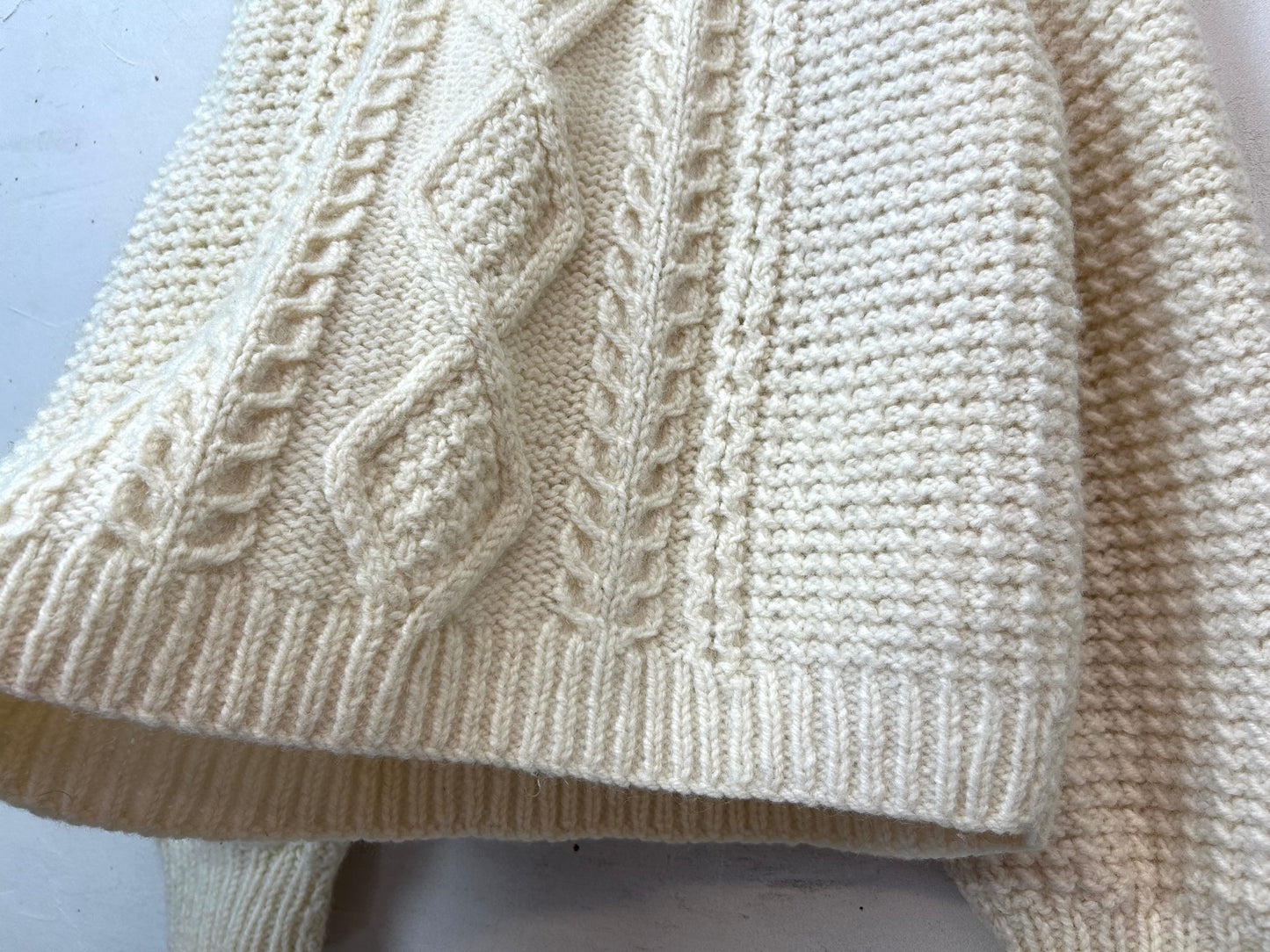 Vintage Wool Knit 〜Handknit Alan〜 [L29182]