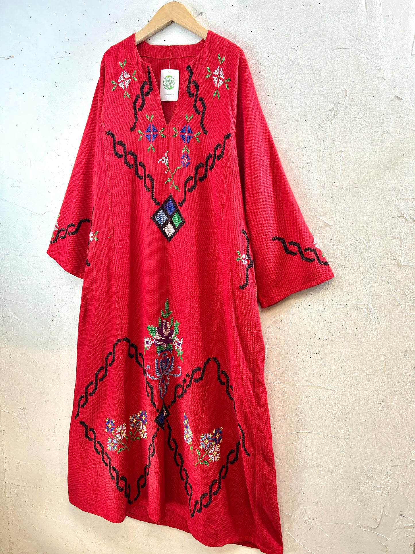 Vintage Cross Stitch Dress[I30352]