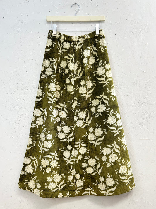 '60s Vintage Carpet Skirt  [J34205]