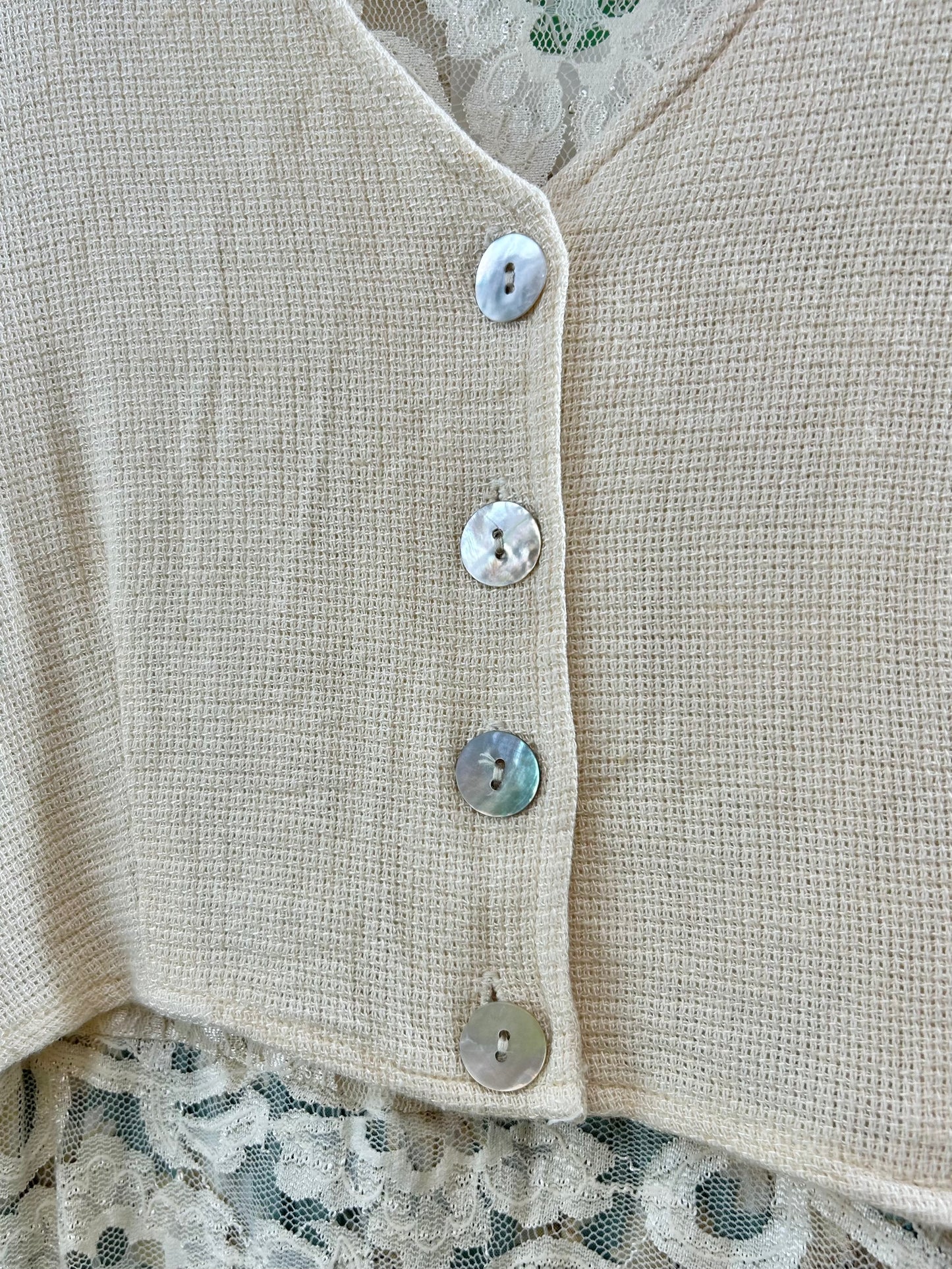 Vintage Layered Design Dress MADE IN USA [G30768]
