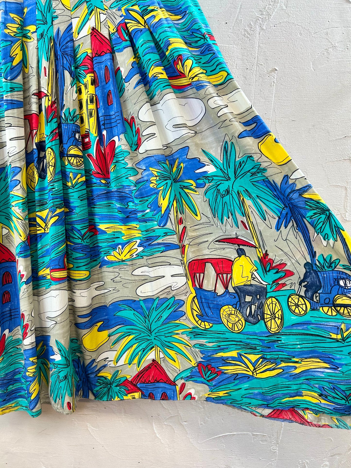 Vintage Viscose Skirt  [G30634]