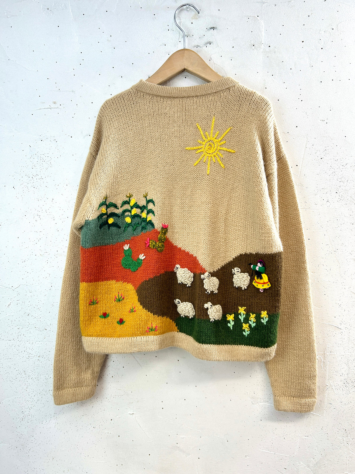 Vintage Knit Cardigan 〜MADE IN PERU〜 [I33919]