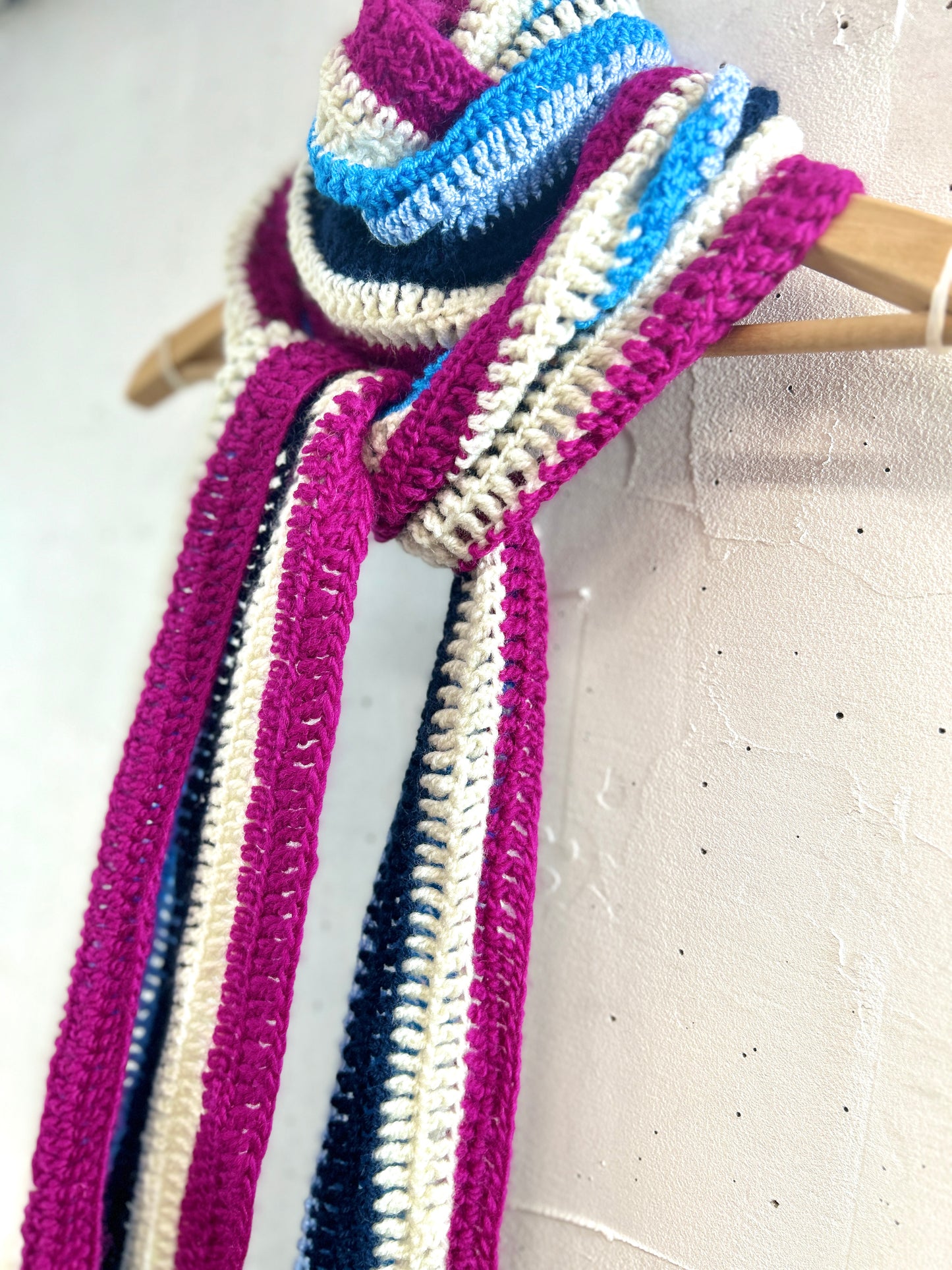 Vintage Knit Muffler [L31177]