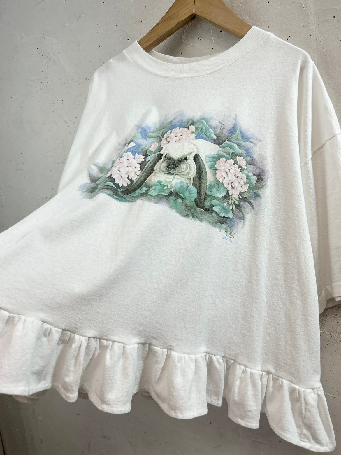 Vintage T Shirt 〜Funny dot CRAZY〜 [E32267]
