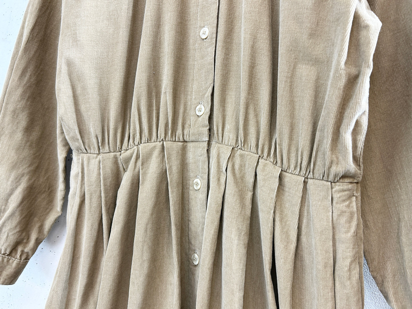 Vintage Corduroy Dress [I30155]