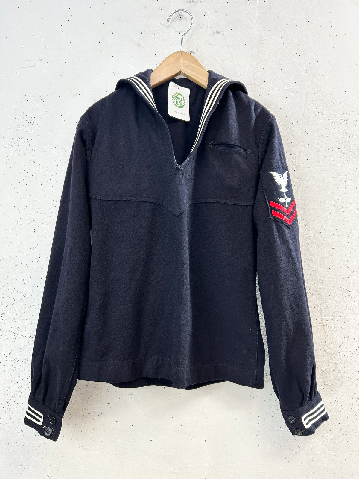 '50s〜'60s Vintage U.S.NAVY Sailor Shirt [I34016]