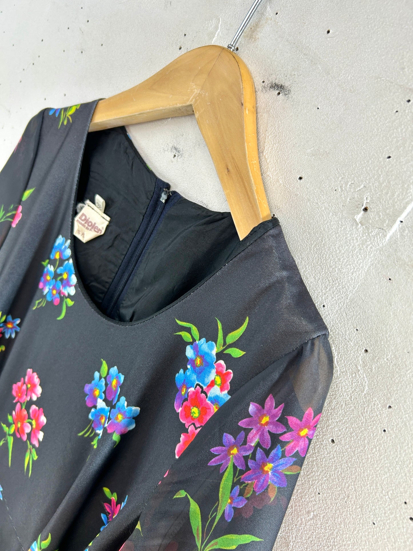 ’70s Vintage Flower Dress [H33674]