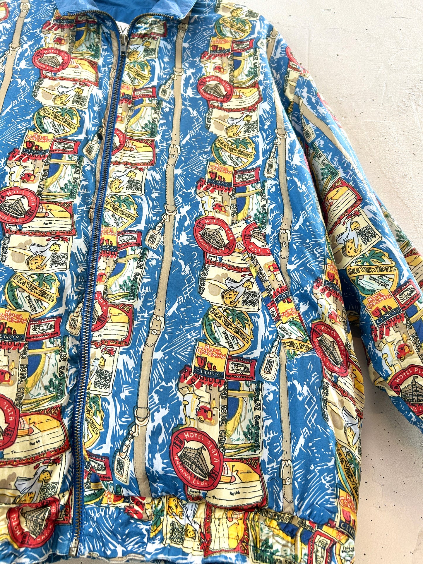 Vintage Silk Blouson [I30252］