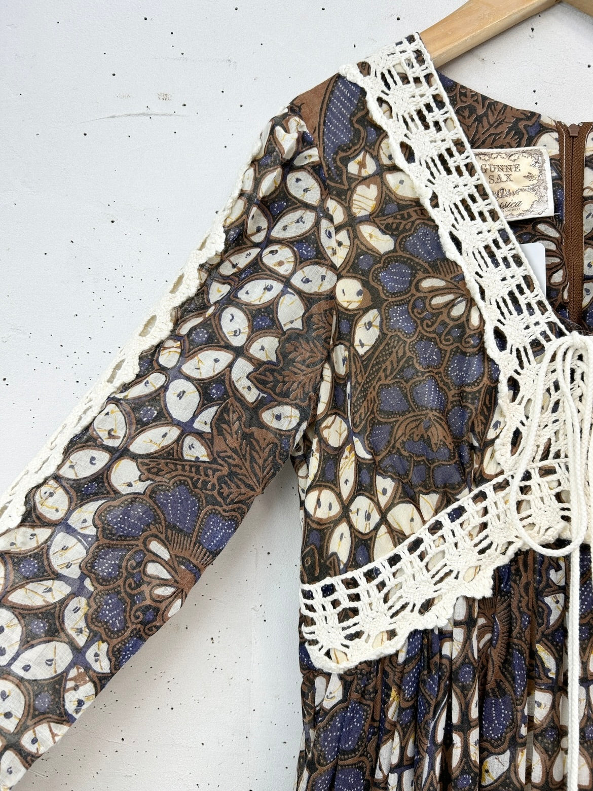 ’70s Vintage Dress でかタグ〜GUNNE SAX〜[E32310]