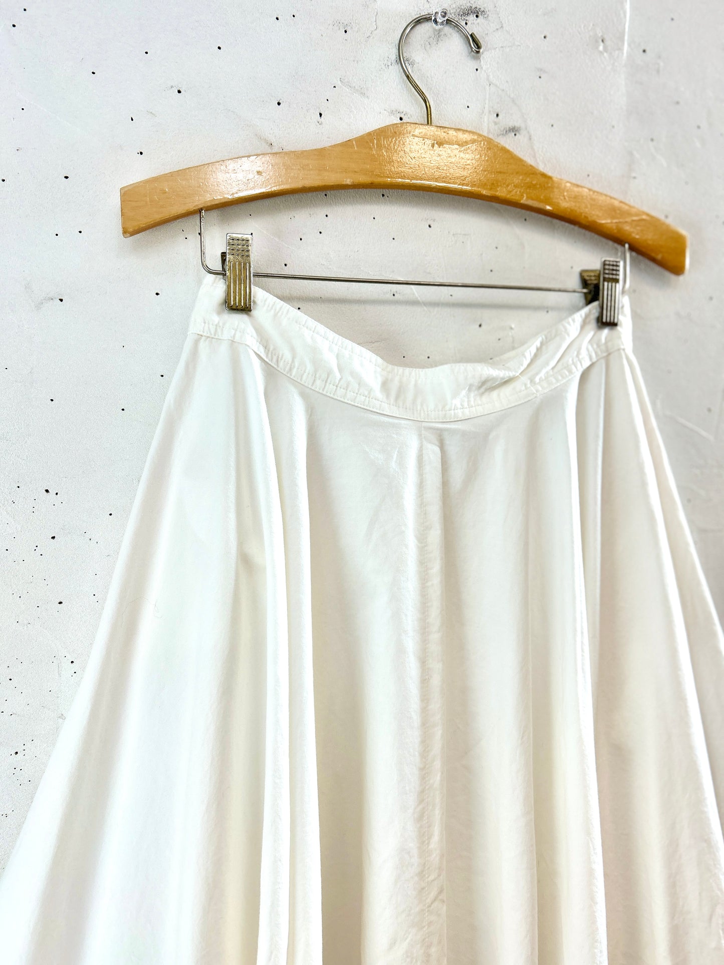Vintage White Skirt MADE IN FRANCE [K30911]