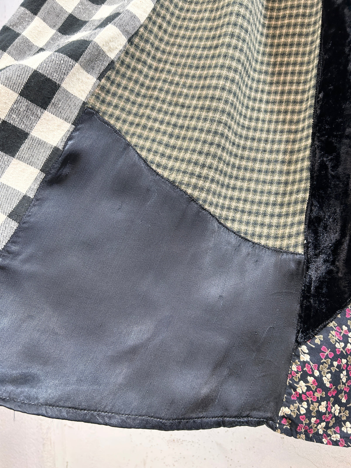Vintage Crazy Patch Skirt [I34019]