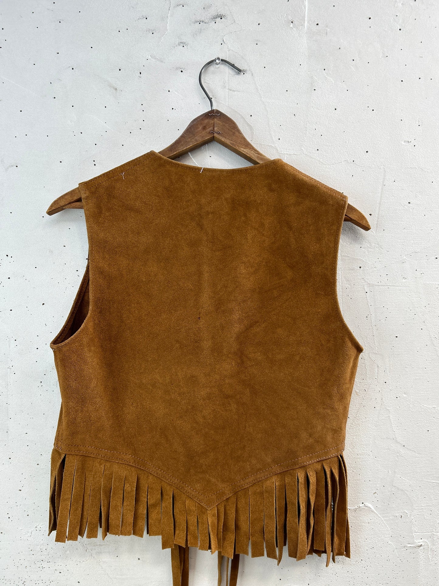 Vintage Leather Vest [A31272]