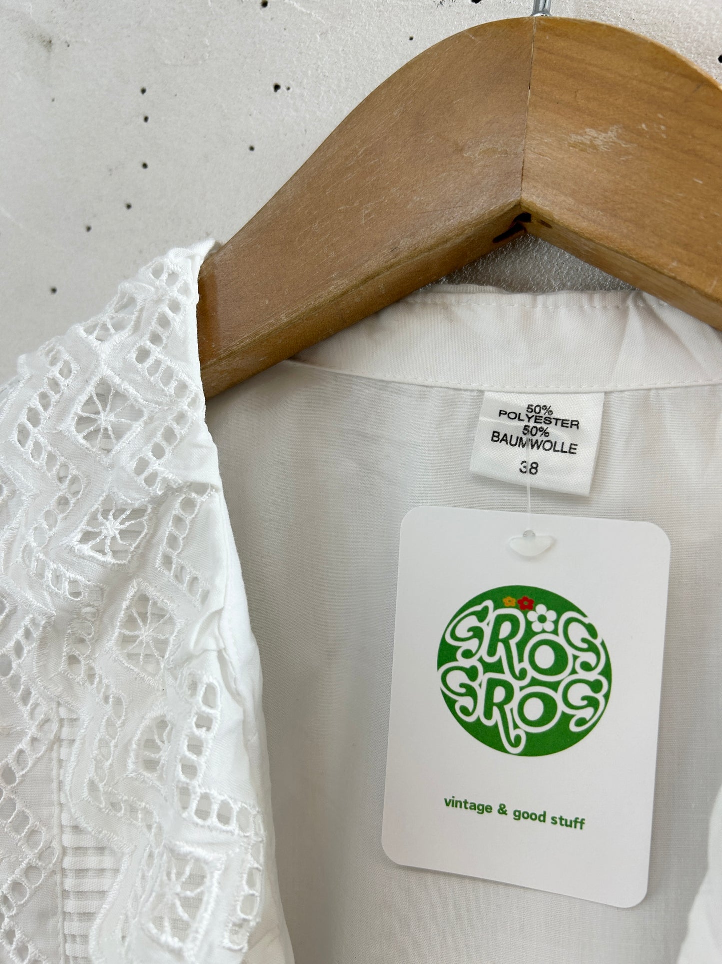 Vintage White Blouse [H30787]