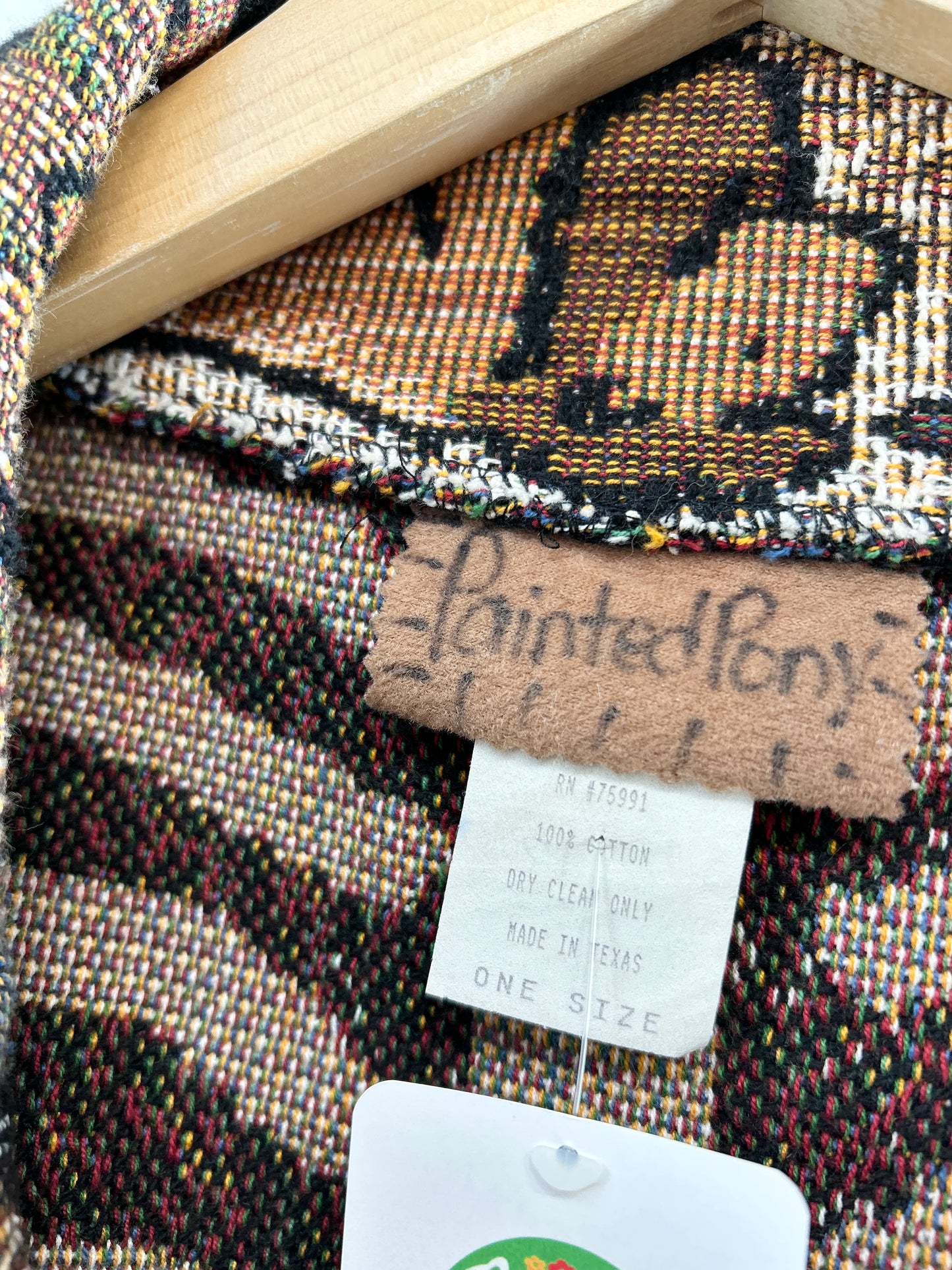 Vintage Rug Jacket 〜Painted Pony〜 [B31486]