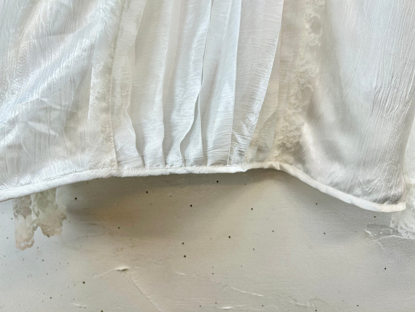 Vintage White Lace Blouse [G30776]