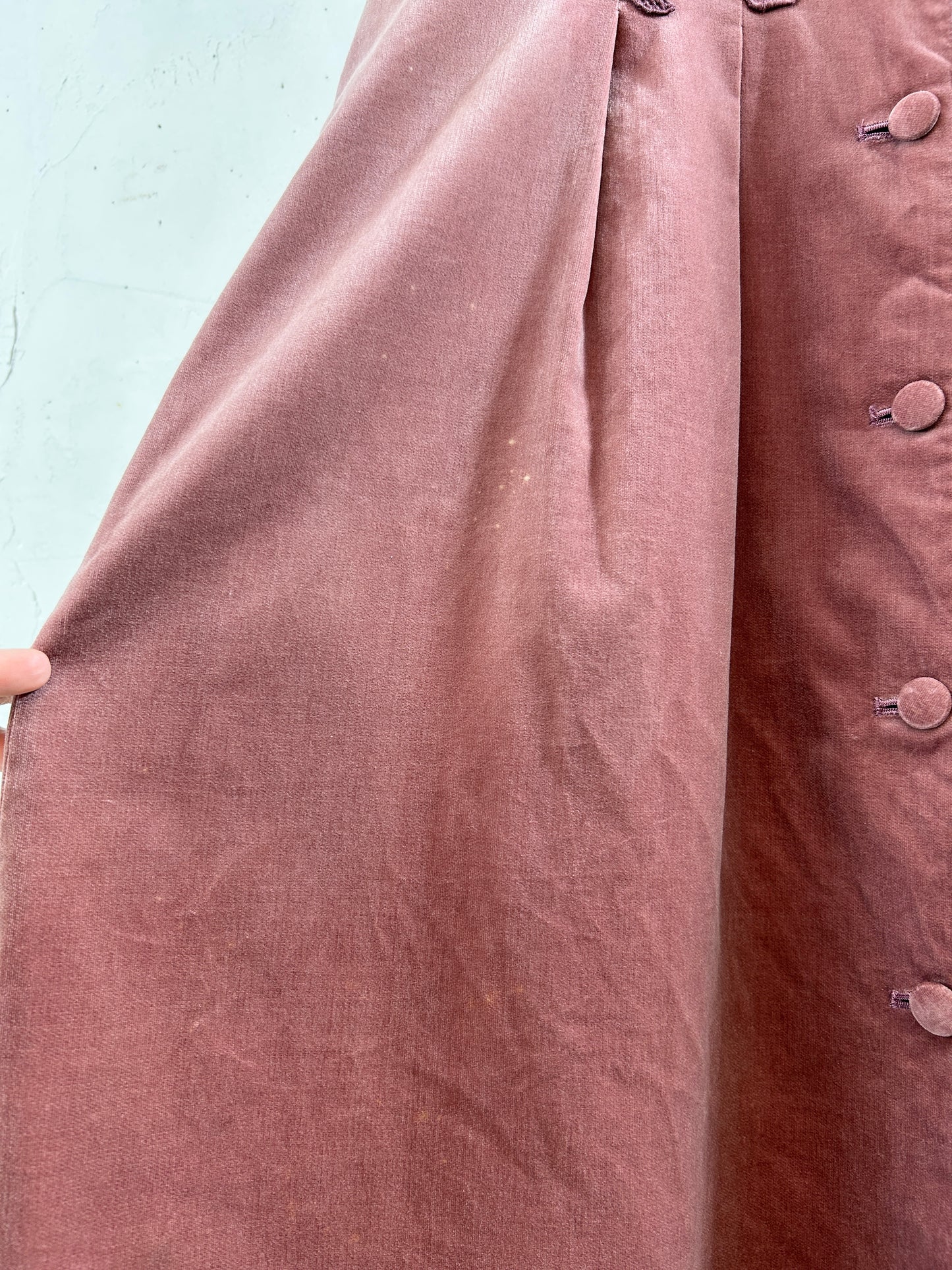 Vintage Velour Dress [J30473]