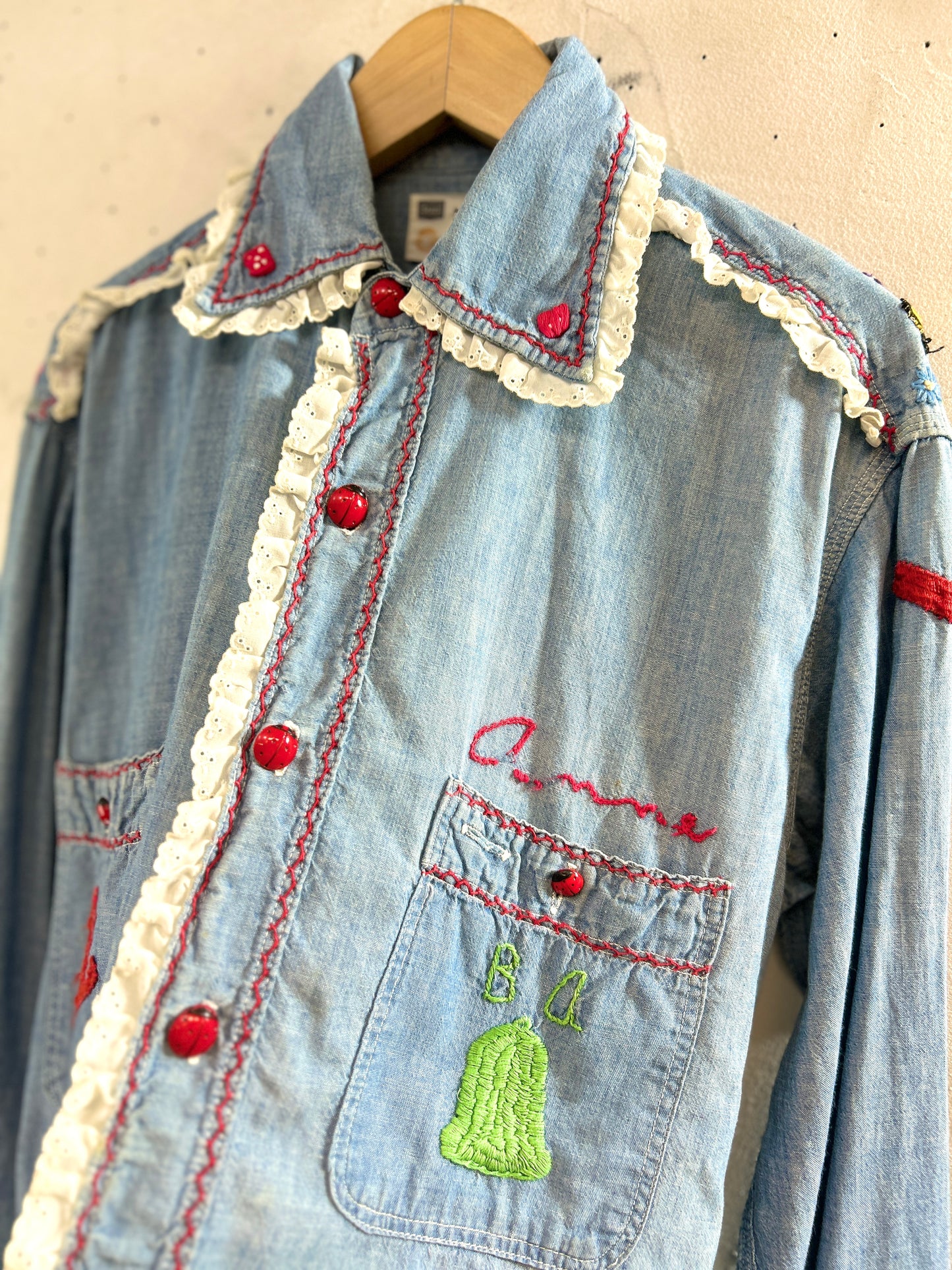 Vintage Chambray Shirt 〜Sears〜 [K30800]