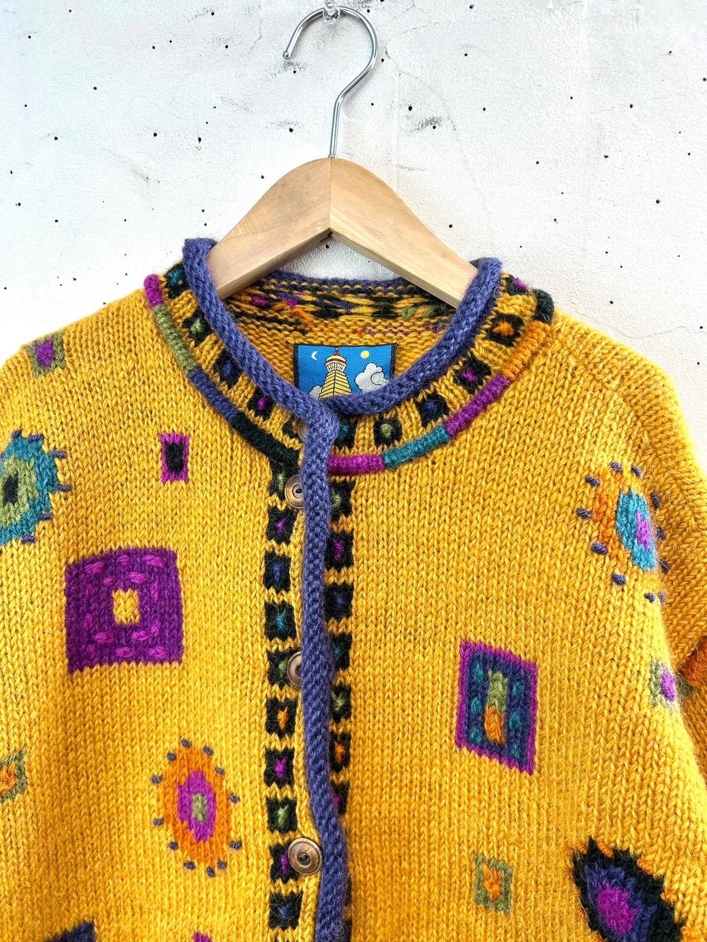 Vintage Hand Knit Cardigan [L31063]