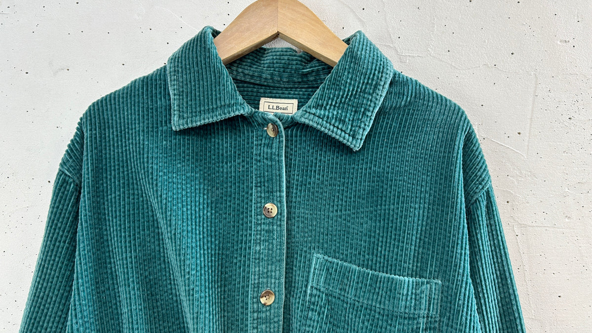 Vintage Corduroy Shirt 〜L.L.BEAN〜 [J34292]