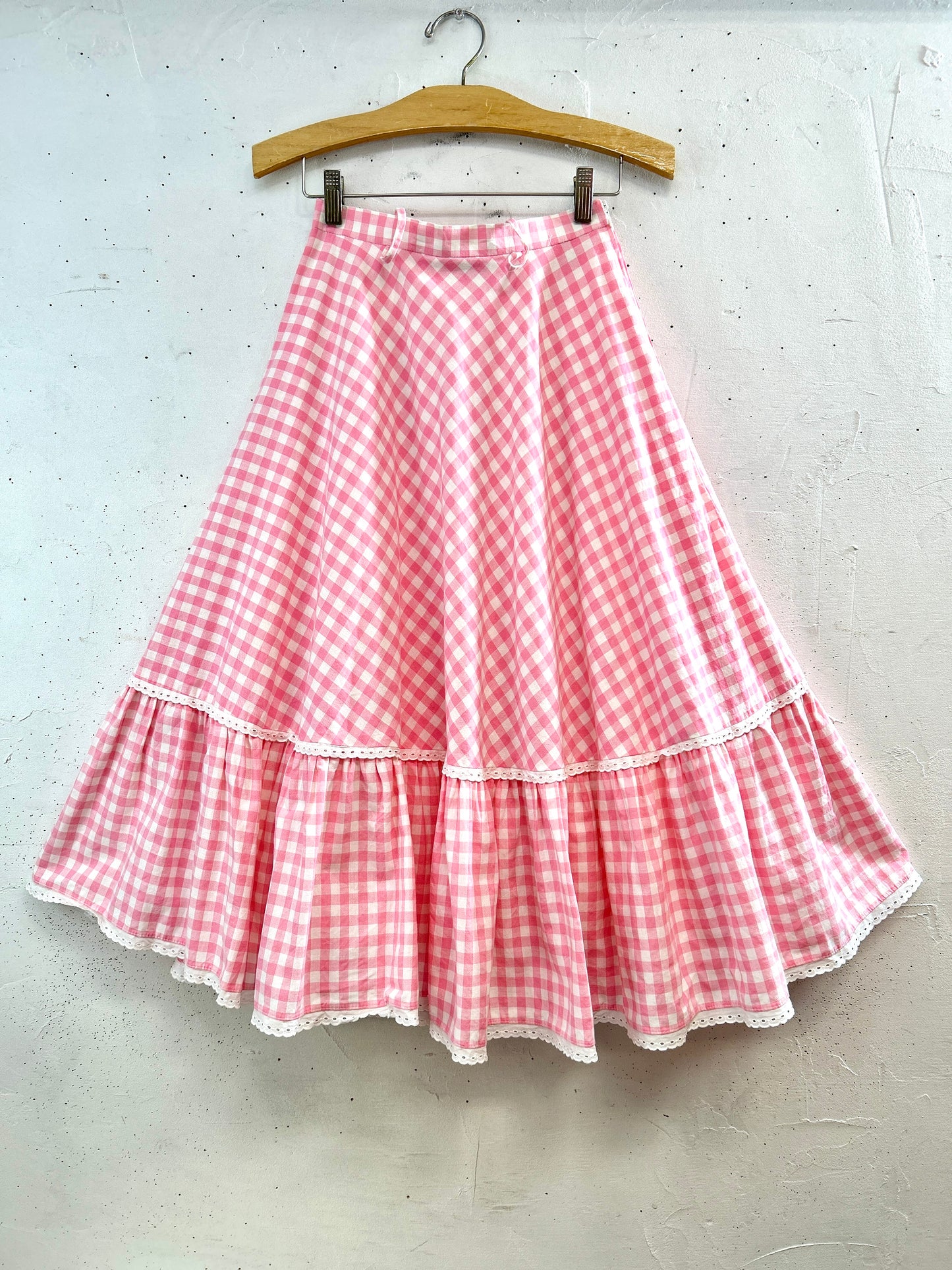 Vintage Plaid Skirt 〜C&A〜  [A31460]
