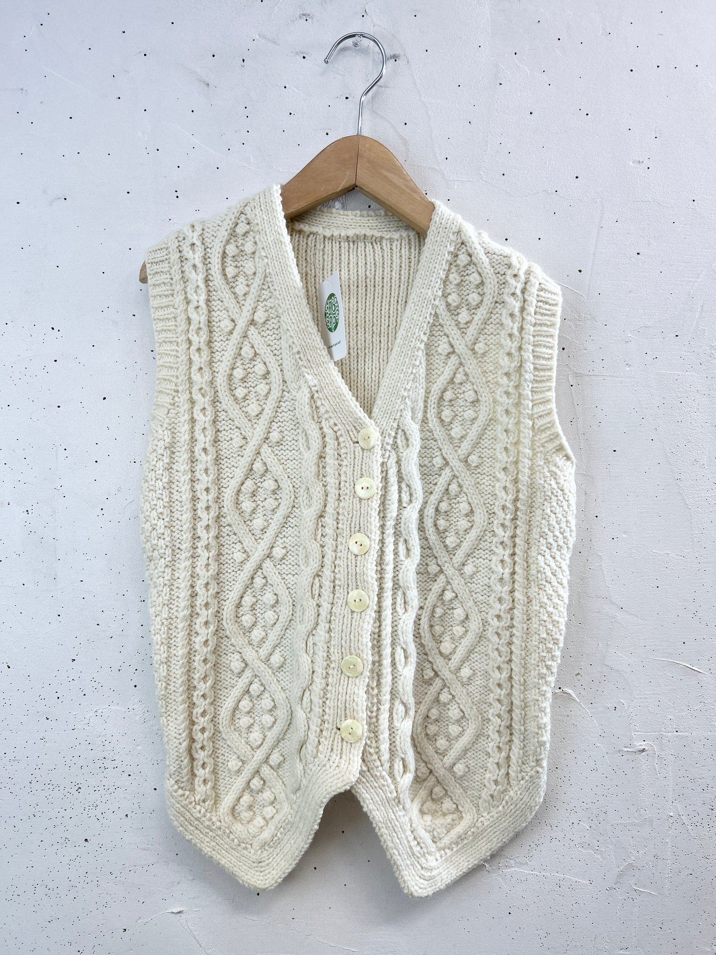 Vintage Knit Vest [B31608]