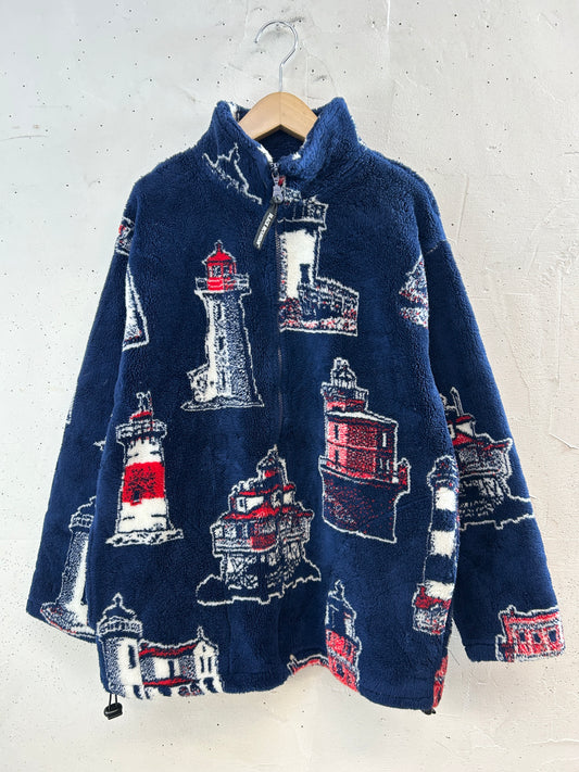 Vintage fleece Jacket 〜MADE IN USA〜 [K30706]