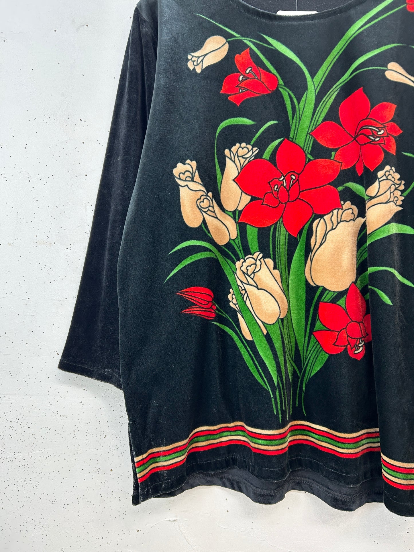 Vintage Velour Tops [L31094]