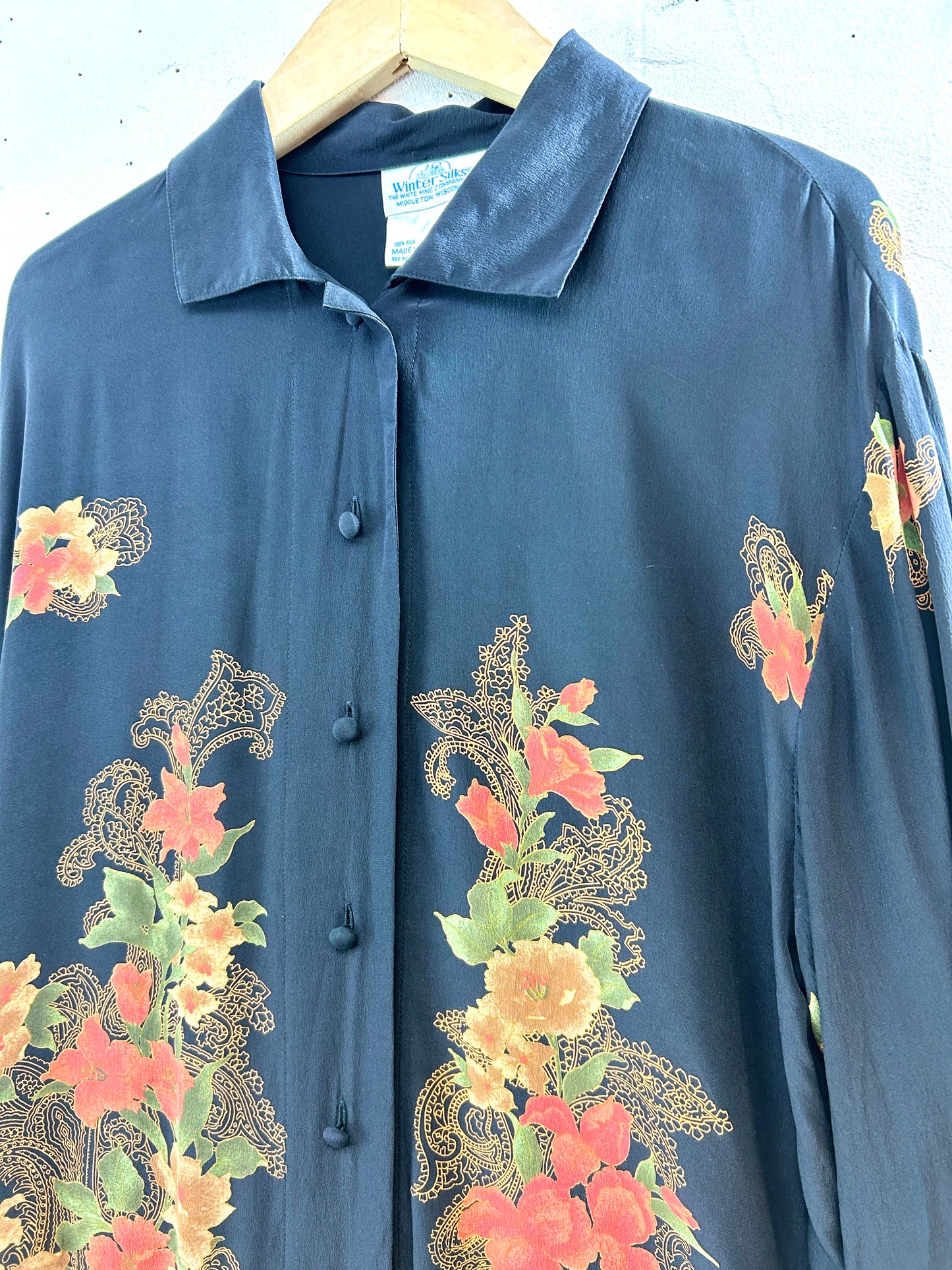 Vintage Silk Shirt ［J30512]