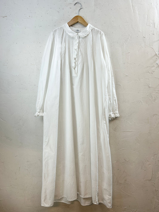 Vintage White Dress [H30832]