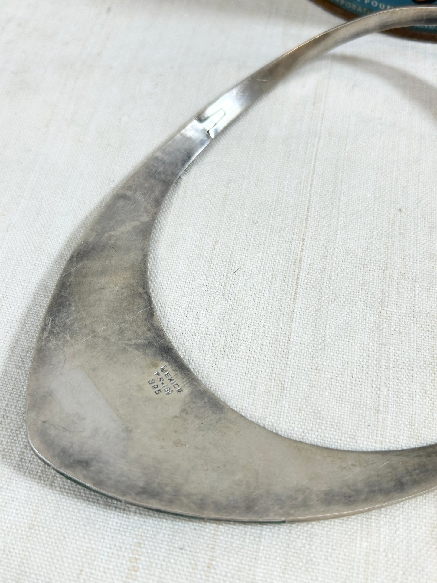 Vintage 925Silver Choker MADE IN MEXICO [I30215]