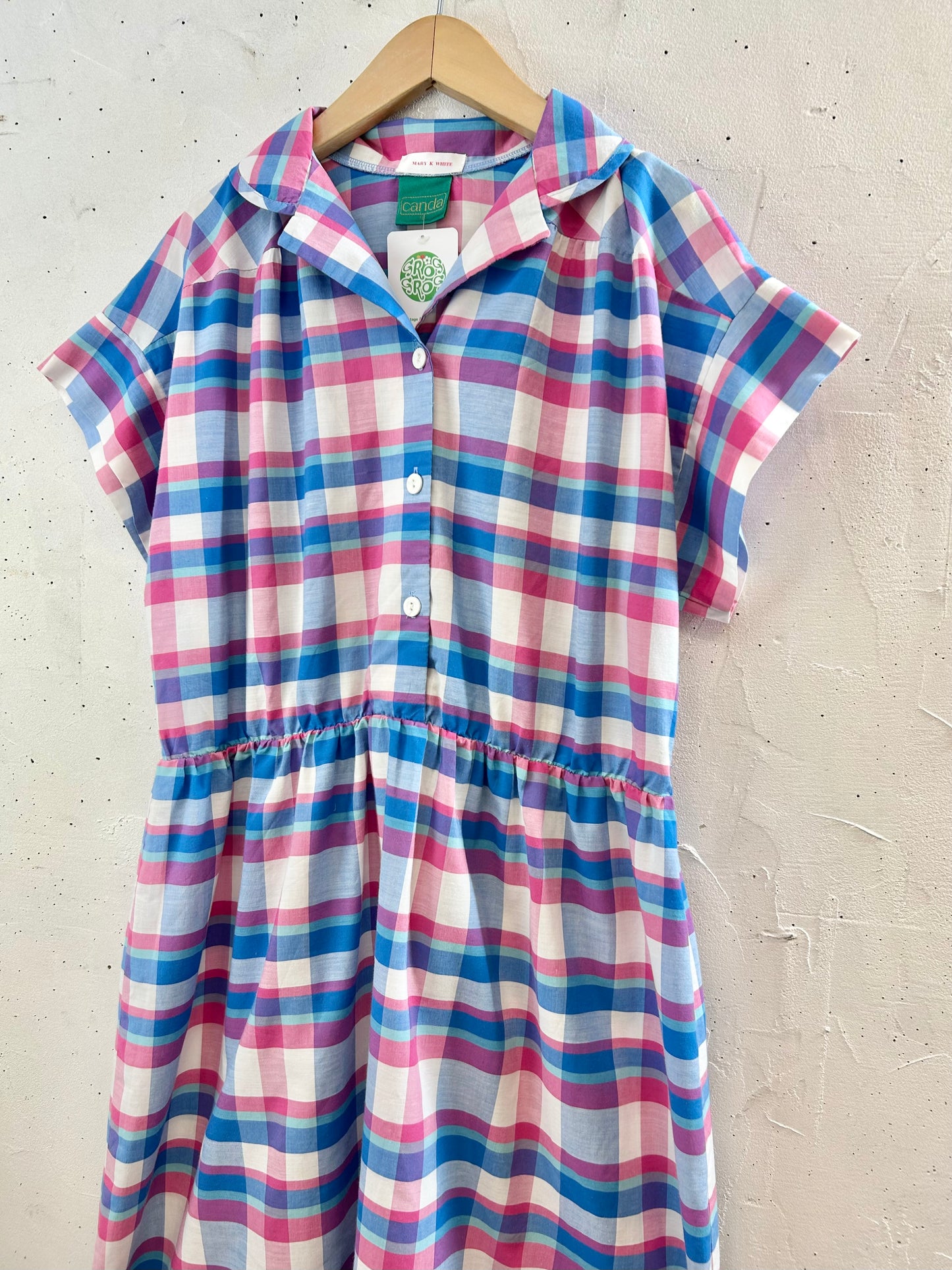 Vintage Plaid Dress [G30721]