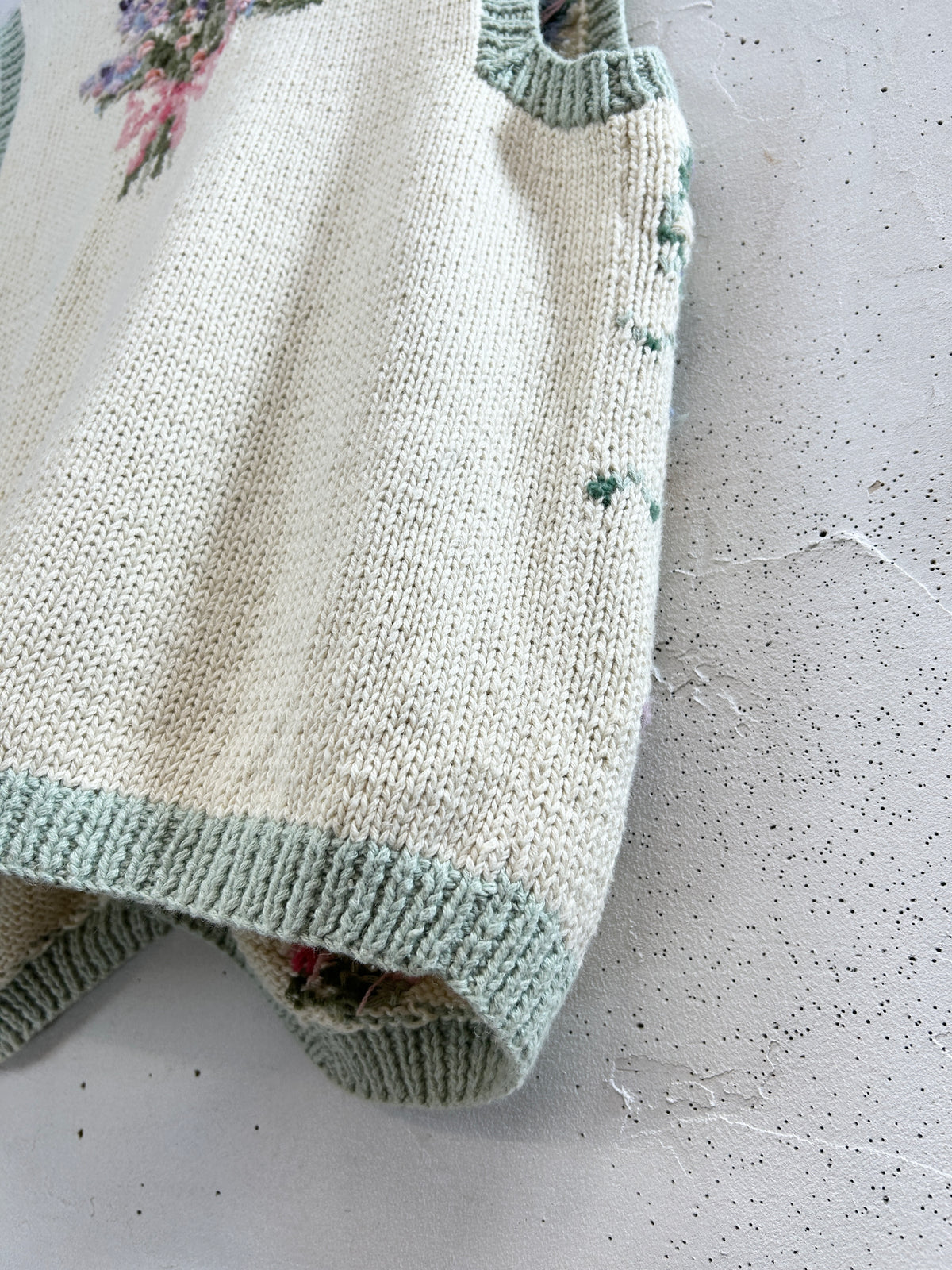 Vintage Knit Vest  [I33853]