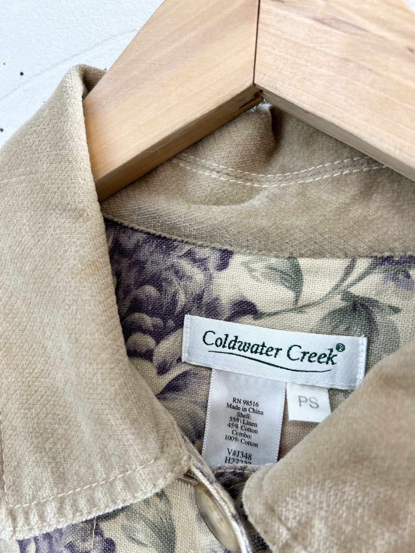Vintage Linen Jacket [F32809]