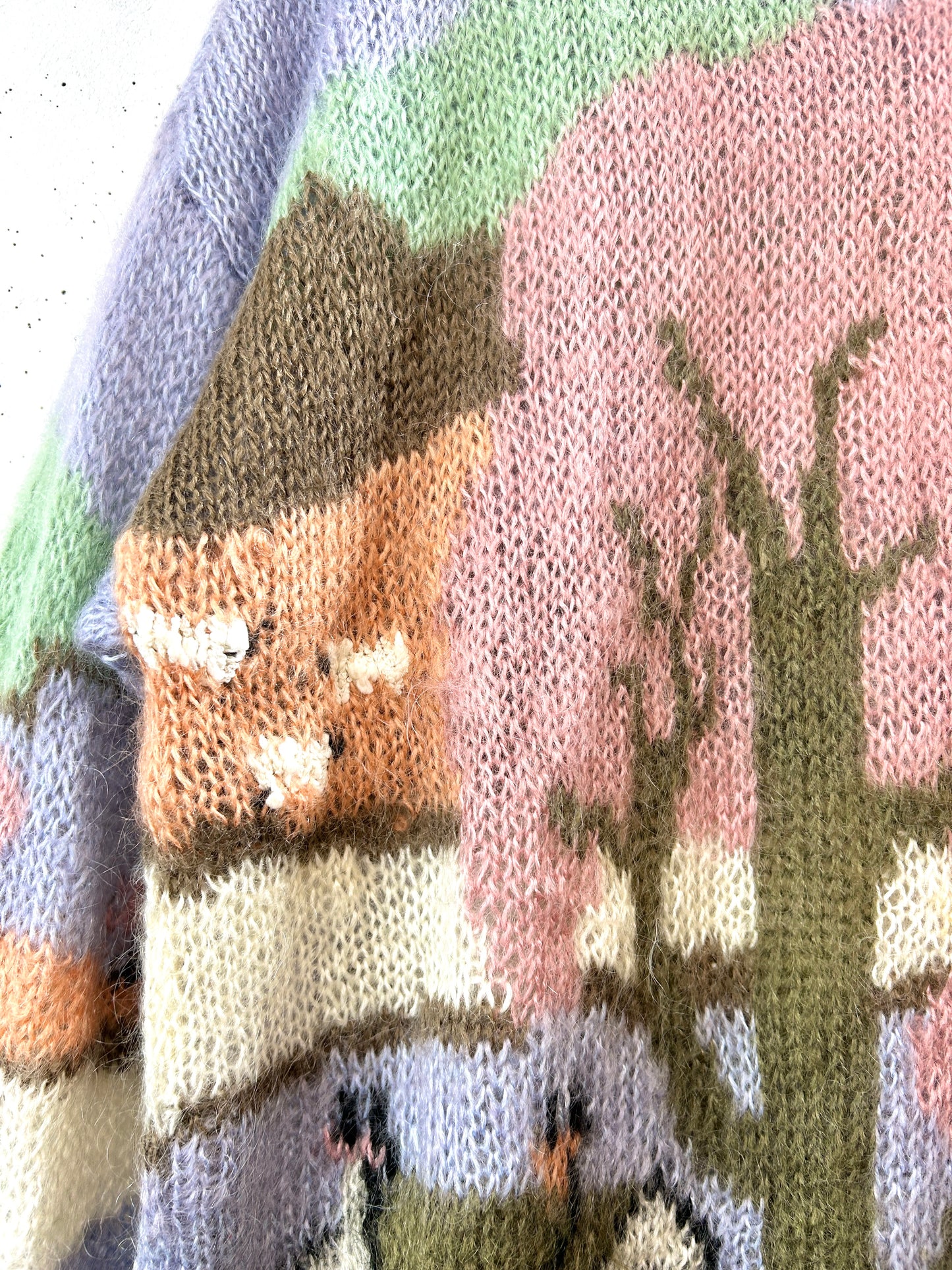 Vintage Mohair Knit Sweater [K30850]