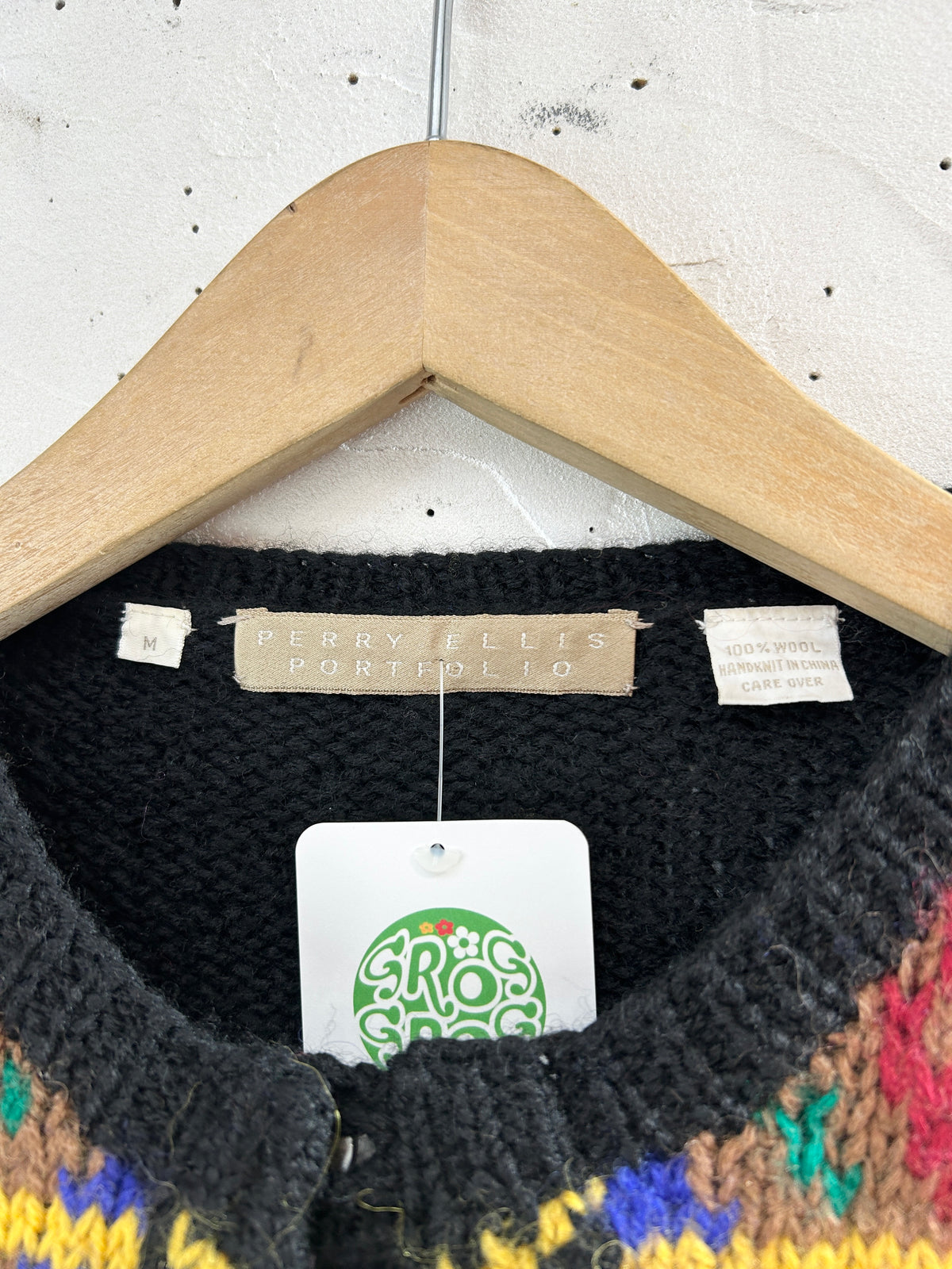 Vintage Knit Cardigan [J34132]