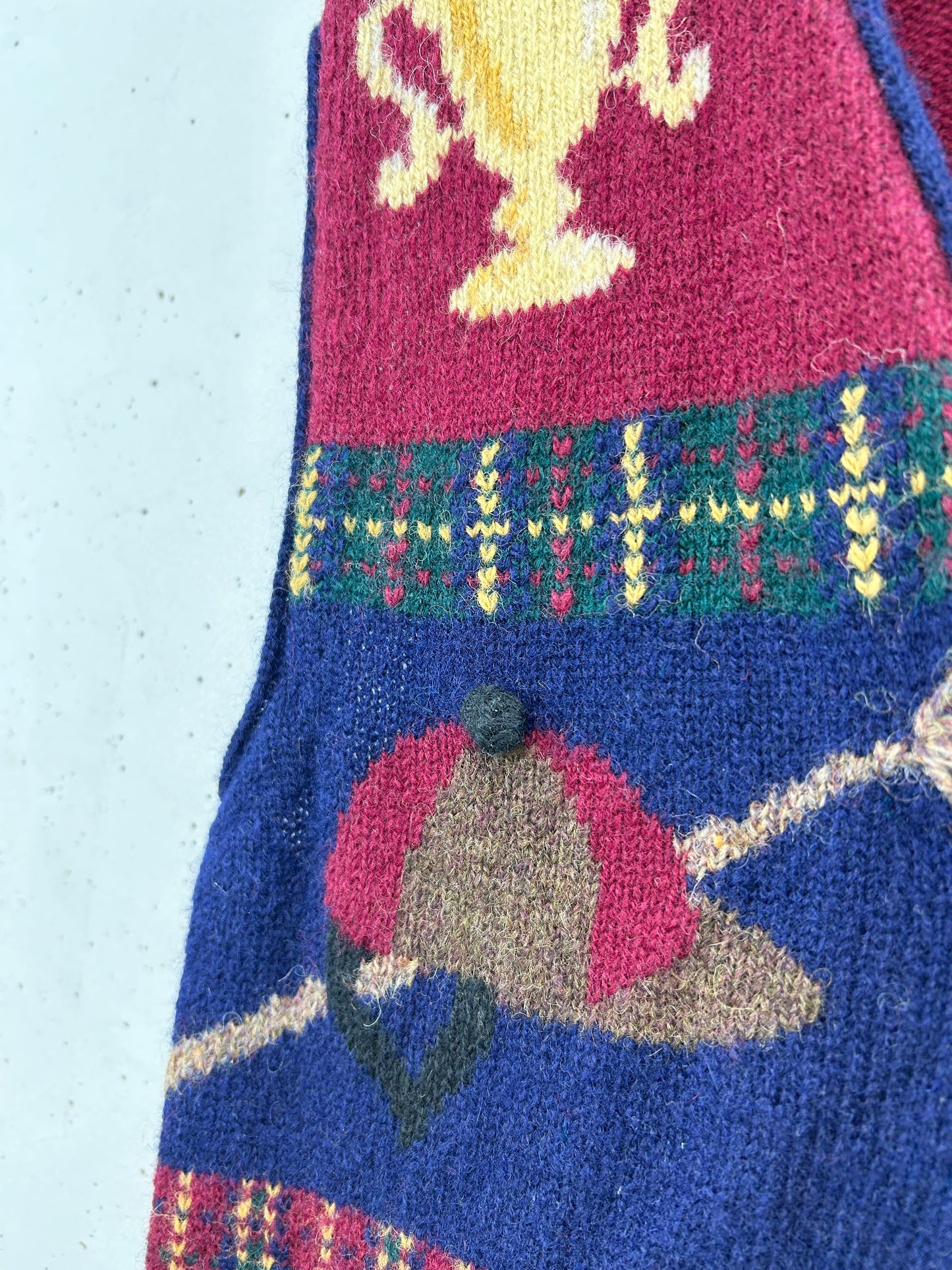 Vintage Knit Vest [B31484]