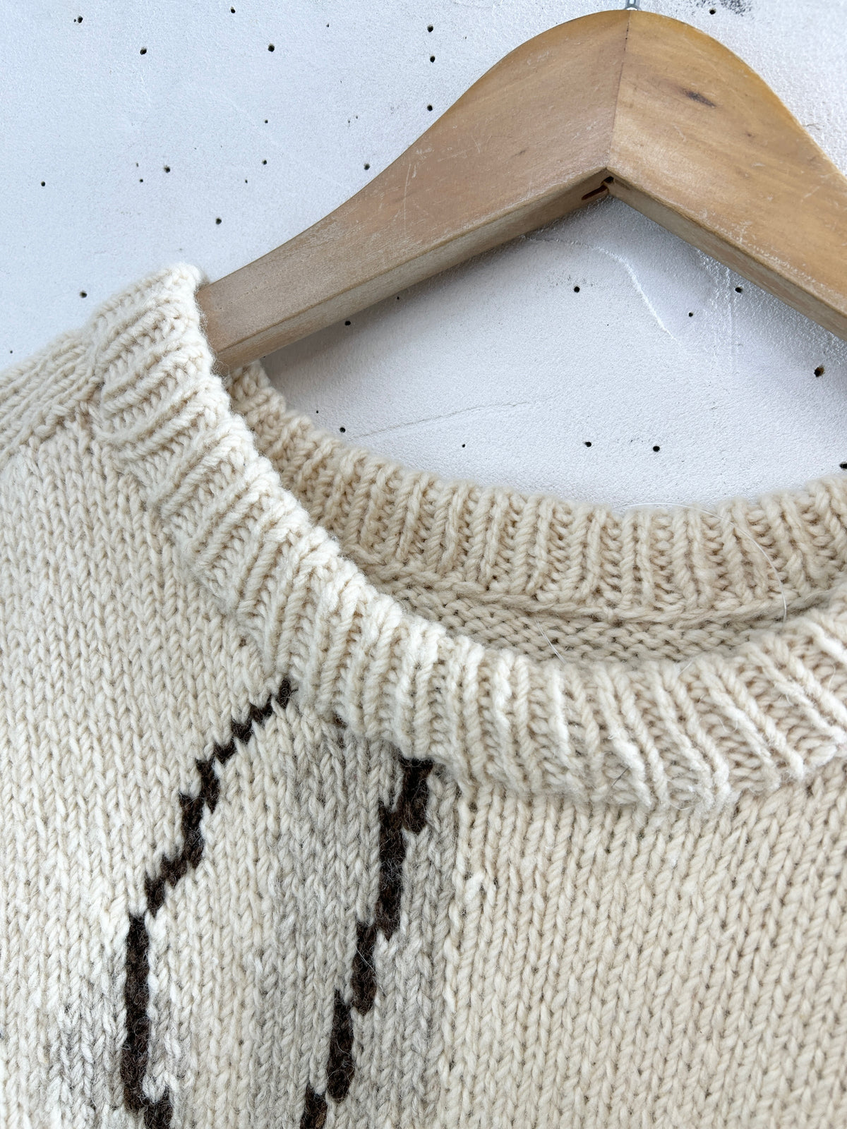 Vintage Knit Sweater [J34329]
