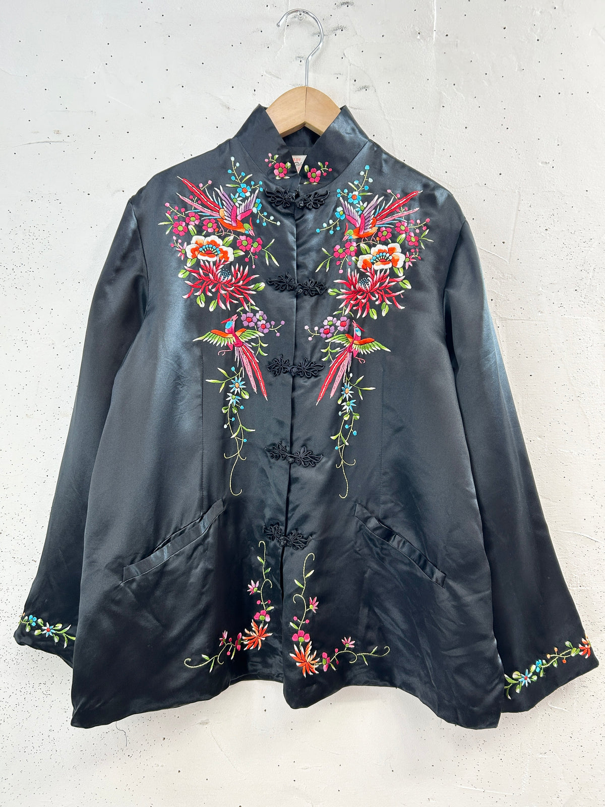 Vintage Silk China Jacket 〜Plum Blossoms〜[I33868]