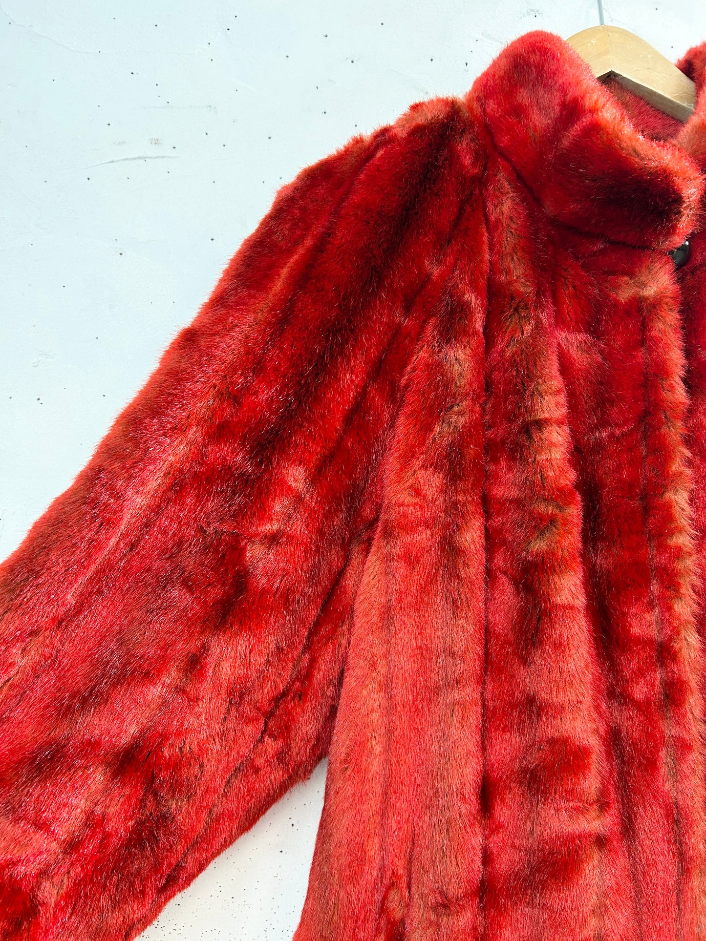 Vintage Eco Fur Coat [A31197]