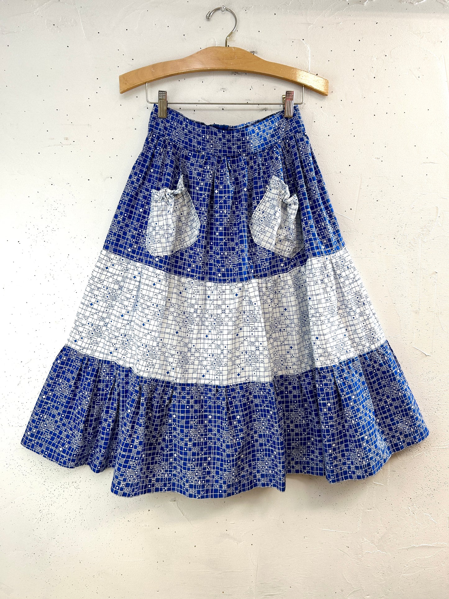 Vintage Tiered Skirt [F32736]