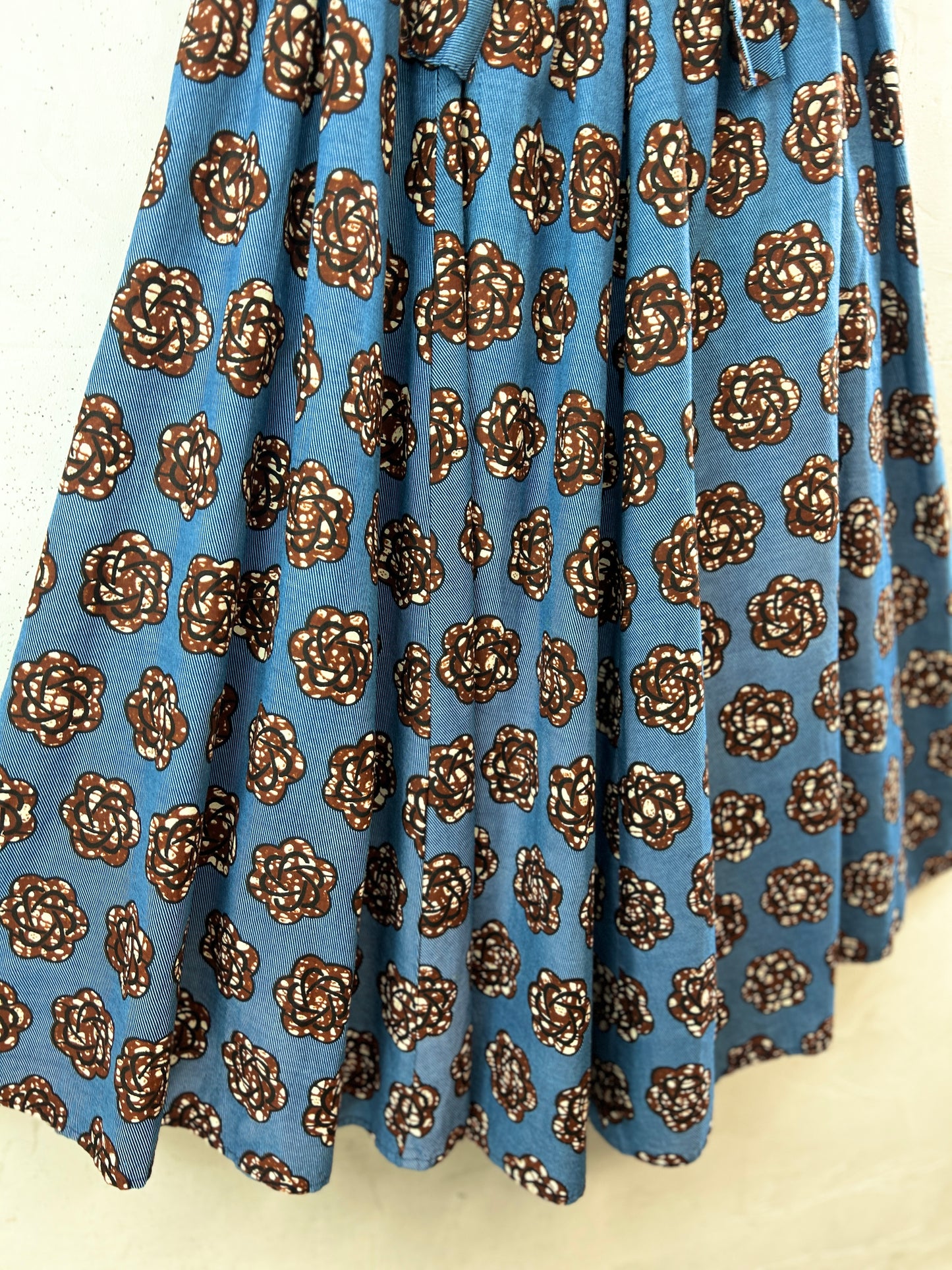 Vintage African Batik Skirt [K30841]