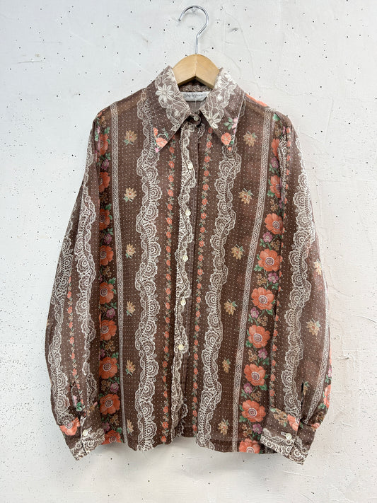 70s Vintage Shirt [E32356]