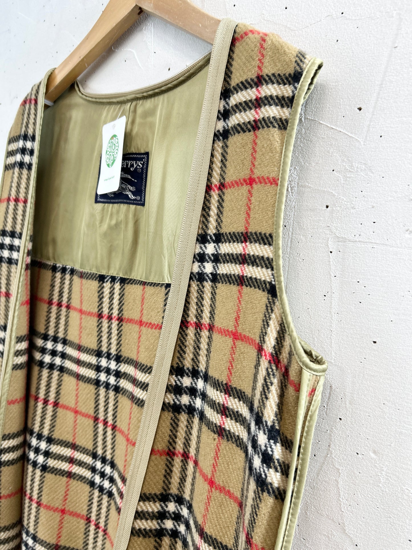 Vintage Liner Vest 〜Burberry‘s〜 [L31046]