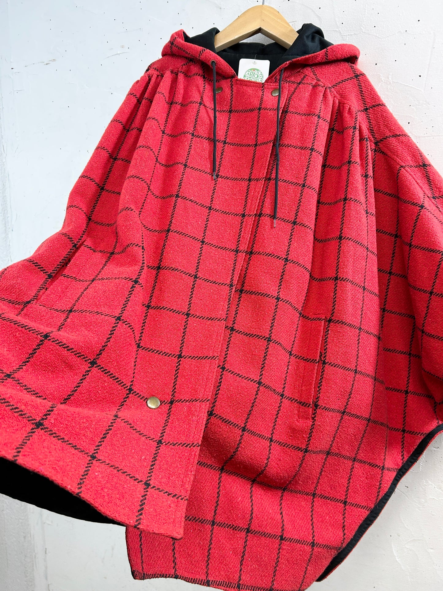 Vintage Poncho Reversible [A31230]