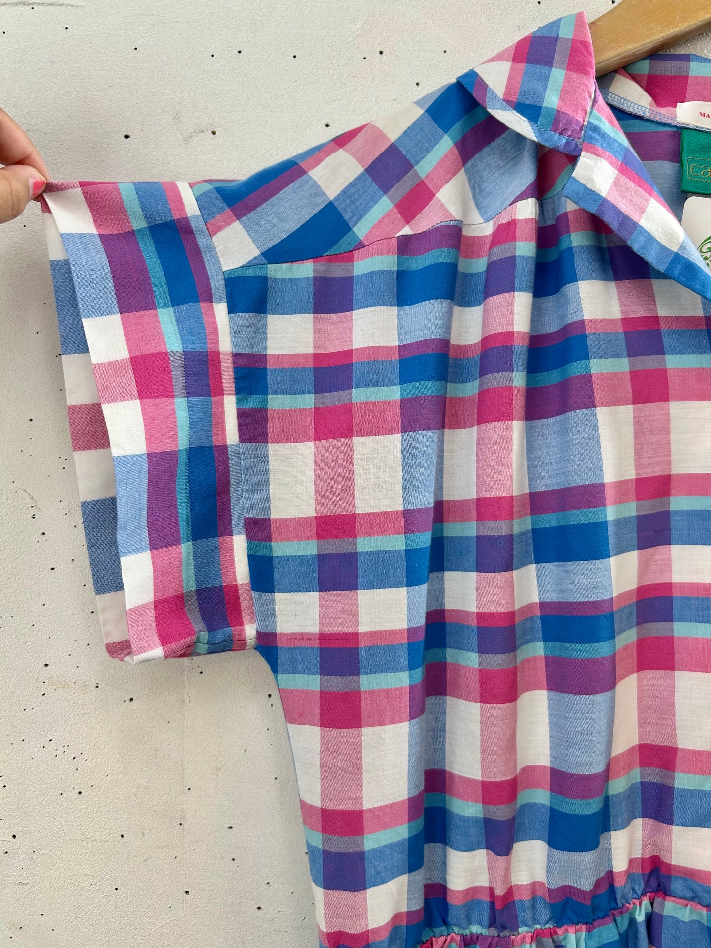 Vintage Plaid Dress [G30721]