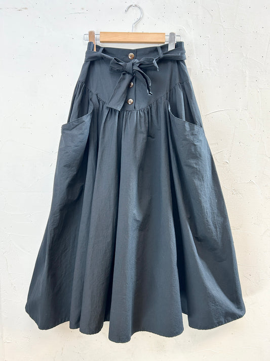 Vintage Black Skirt [H30906]