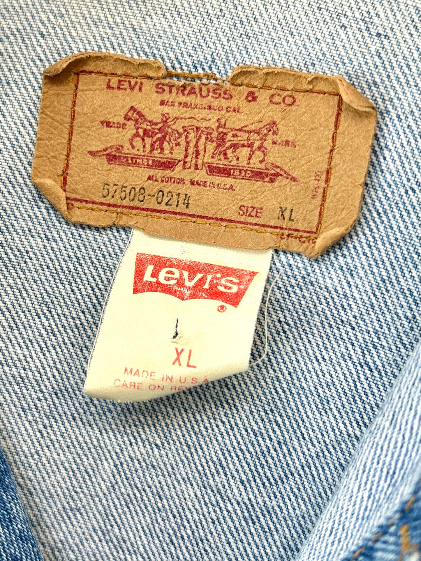 Vintage Denim Custom Jacket 〜Levi's〜 MADE IN USA [L30970]